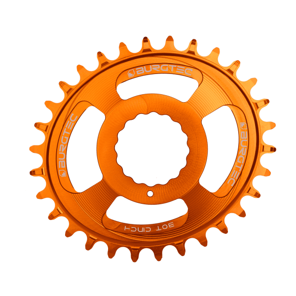 Couronne Burgtec CINCH (RaceFace) Boost Oval 3mm Offset Thick Thin Orange 28d