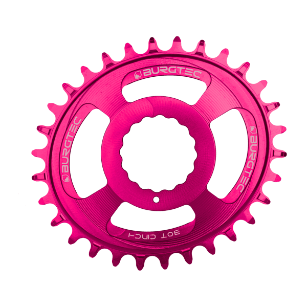 Couronne Burgtec CINCH (RaceFace) Boost Oval 3mm Offset Thick Thin Rose 28d