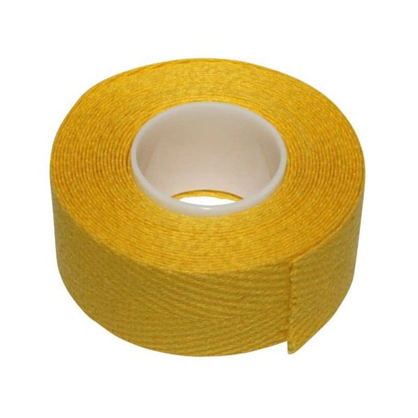Ruban de Guidon Guidoline / Route Velox Tressostar Tissu Jaune 20mm x 2m60
