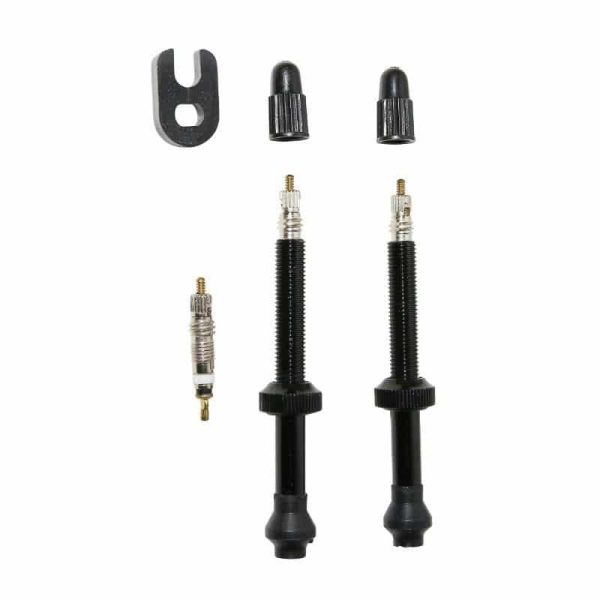 Extension de Valve Presta 40mm Noir Aluminium