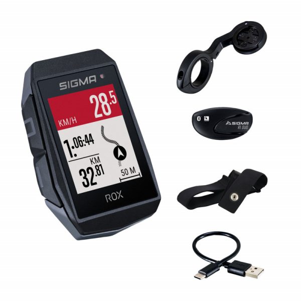 Compteur Sigma Rox11.1 Evo Gps Noir Avec Cardio Et Altimetre