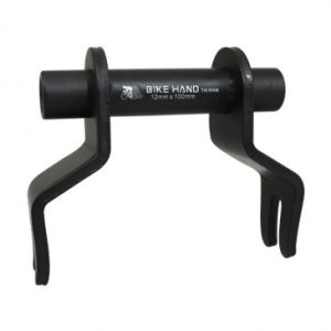 Adaptateur Pied Montage / Porte Velo Roue Avant Gravity Store (Pour Passer Blocage Rapide en Axe de 12)