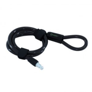 Antivol Velo Cable à Boucle Auvray Plug pour Fer à Cheval Cable 1m Diam 10mm (Compatible avec Fer à Cheval Ref 168946)