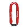 Antivol Velo Chaine à Combinaison Masterlock Acier Diam 8mm Longueur 90cm Rouge - Niveau Securite 8 - Homologue Fub 1 Etoile