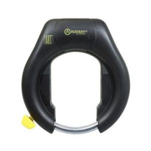 Antivol Velo Fer à Cheval Auvray Evolock Noir (Compatible avec Plug Ref 165378) Niveau Securite 6/10