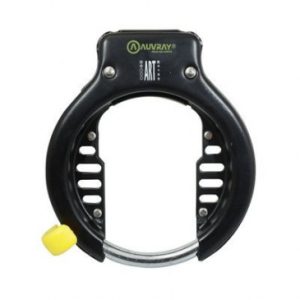 Antivol Velo Fer à Cheval Auvray Megalock Noir (Compatible avec Plug Ref 168945) Niveau Securite 6/10