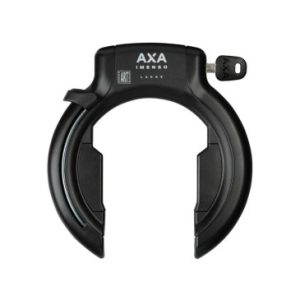 Antivol Velo Fer à Cheval Axa Imenso Grande Ouverture 75mm Noir (Sans Fixation) - Compatible Plug Ulc- Securite Niveau 12/15 (Cle Prisonniere)