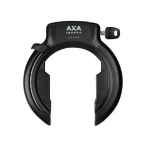 Antivol Velo Fer à Cheval Axa Imenso Grande Ouverture 75mm Noir (Sans Fixation) - Compatible Plug Ulc- Securite Niveau 12/15 (Cle Retractable)