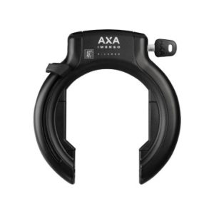 Antivol Velo Fer à Cheval Axa Imenso Grande Ouverture 92mm Noir (Sans Fixation) - Compatible Plug Ulc- Securite Niveau 12/15 - pour Fat Bike (Cle Prisonniere)