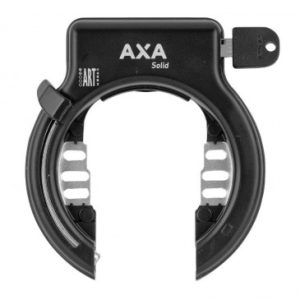 Antivol Velo Fer à Cheval Axa Solid Noir Ouverture 58mm Noir (Sans Fixation) - Securite Niveau 11/15 Compatible Plug