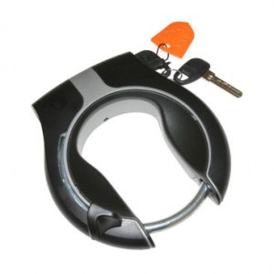 Antivol Velo Fer à Cheval Axa Victory Noir Mat/argent - Securite Niveau 14/15 - Compatible Plug