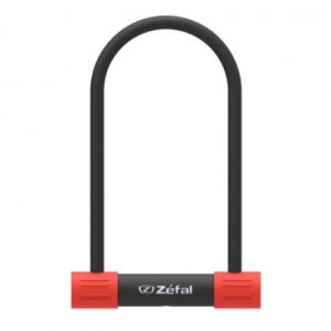 Antivol Velo U Zefal K-traz U13 à Cle 115x230mm D 13mm avec Support Clip - Reproduction Des Cles Possibles - Sold Secure Niveau Silver - Homologue Fub 1 Etoile