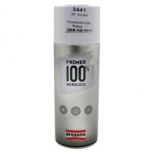 Appret Peinture Arexons Primer 100% Acrylique Special Plastique Transparent (Aerosol/bombe 400 Ml) (3441)