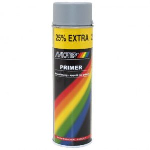 Appret Peinture Motip Primer Pro Universel Gris (Aerosol/bombe 500 Ml) (04054)