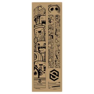 Autocollant/sticker de Protection Cadre Velo Skuad Modele Comics Noir (3m)