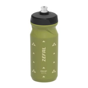 Bidon Zefal Sense Soft 65 Vert Olive 600ml (Bouchon Visser et Tetine Etanche) (Hauteur 193mm - Poids 77g)