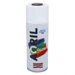 Bombe de Peinture Arexons Acrylique Noir Intense Ral 9005 (Cadre/chassis) (Aerosol 400 Ml) (3934)