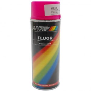 Bombe de Peinture Motip Pro Fluo Rose Aerosol 400ml (04021)