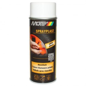 Bombe de Peinture Motip Sprayplast Blanc Brillant Aerosol 400 Ml (396533)