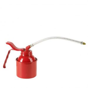 Burette Standard Pressol Metal Rouge 250ml avec Bec Flexible 210mm (Vendu à L'unite)