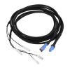 Cable Eclairage Avant + Arriere pour Moteur Bafang M300 et M420 (Kit Optionnel pour Vtt) - pour Velo Leader Fox et Autres -