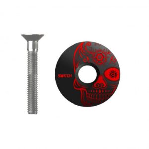 Capot Jeu Direction Switch Skull Noir/rouge