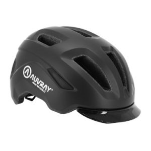 Casque Velo Adulte Auvray Urbain Reflex Noir In-mold Taille 53-56 Reglage Molette