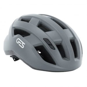 Casque Velo Adulte Ges Route/gravel X-way Gris Metal In-mold Taille 54-58 Fit-system (Vendu En Boite)