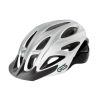 Casque Velo Adulte Ges Vtt/gravel Revo Argent In-mold Taille 54-58 avec Visiere et Fit-system (Vendu En Boite)