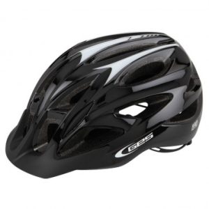 Casque Velo Adulte Ges Vtt/gravel Revo Noir In-mold Taille 54-58 avec Visiere et Fit-system (Vendu En Boite)