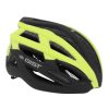 Casque Velo Adulte Gist E-bike Planet Noir/jaune Mat In-mold Taille 58-62 Reglage Molette 212grs