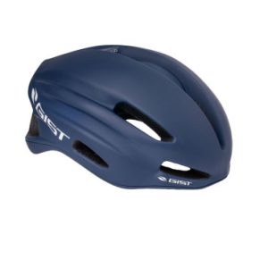 Casque Velo Adulte Gist Route Veloce Bleu Taille 52-56 Reglage Molette Fermeture Boucle Fidlock Magnetique (Eps/pc)