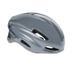 Casque Velo Adulte Gist Route Veloce Gris Taille 52-56 Reglage Molette Fermeture Boucle Fidlock Magnetique (Eps/pc)