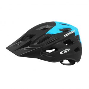 Casque Velo Adulte Gravity City Anecy Bleu/noir Mat avec Lock Taille 58-61 + Eclairage Led Incorpore (Vendu En Boite)