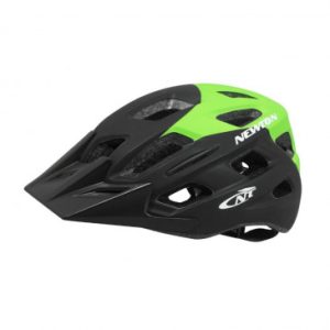 Casque Velo Adulte Gravity City Anecy Vert/noir Mat avec Lock Taille 58-61 + Eclairage Led Incorpore (Vendu En Boite)