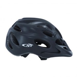 Casque Velo Adulte Gravity City V2 Noir Mat avec Visiere et Lock Taille 55-58 + Eclairage Led Incorpore (Vendu En Boite)