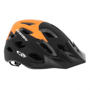 Casque Velo Adulte Gravity City/vtt Leman Orange/noir Mat avec Lock Taille 58-61 (Vendu En Boite)