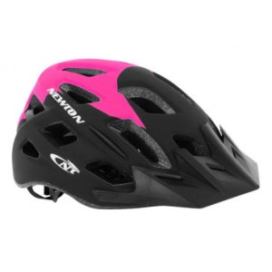 Casque Velo Adulte Gravity City/vtt Leman Rose/noir Mat avec Lock Taille 58-61 (Vendu En Boite)