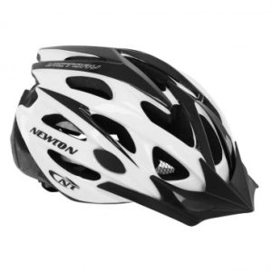 Casque Velo Adulte Gravity Route / VTT Victory Blanc/noir Taille 58-61 avec Visiere et Lock (Vendu En Boite)