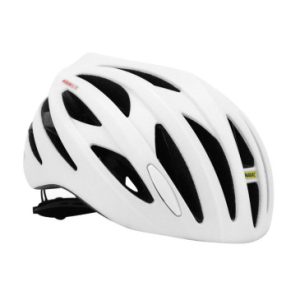 Casque Velo Adulte Mavic Aksium Elite Blanc Taille 54-59 Reglage Molette 245grs - Homologue -