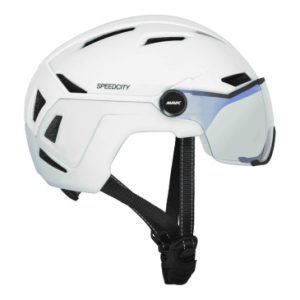 Casque Velo Adulte Mavic Speedcity Blanc Visiere Integree Taille 51-56 Reglage Molette 370grs - Homologue -