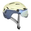 Casque Velo Adulte Mavic Speedcity Creme/bleu Visiere Integree Taille 54-59 Reglage Molette 370grs - Homologue -