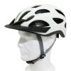 Casque Velo City Adulte Polisport Citygo Creme Taille 52-59 System Quick Lock avec Lumiere Integree