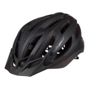 Casque Velo City Adulte Polisport Sport Flow In-mold Noir Mat avec Visiere Noir Taille 54-58 System Quick Lock