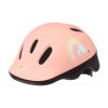 Casque Velo Enfant/bebe Polisport Happy Rainbow Rose Taille 44-48cm avec Molette (Vendu Sur Carte)