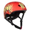 Casque Velo Enfant Disney V3 Marvel Iron Man Rouge avec Molette Reglage Taille 54-58 (Vendu Sur Carte)