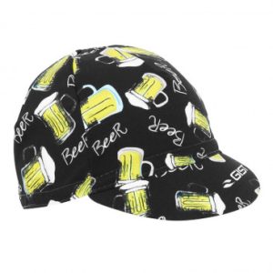 Casquette Velo Deco Biere Noir / Jaune