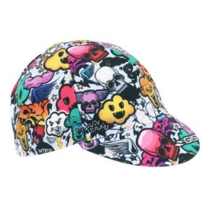 Casquette Velo Deco Covering Monstres Fuck Multicolor