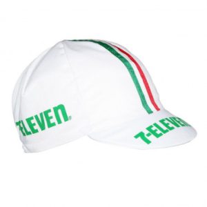 Casquette Velo Equipe Vintage 7-eleven Blanc