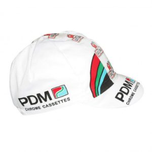 Casquette Velo Equipe Vintage Pdm Blanc